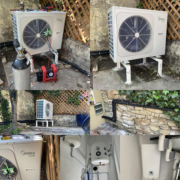 Hőszivattyú telepítése – Családi ház Ürömön