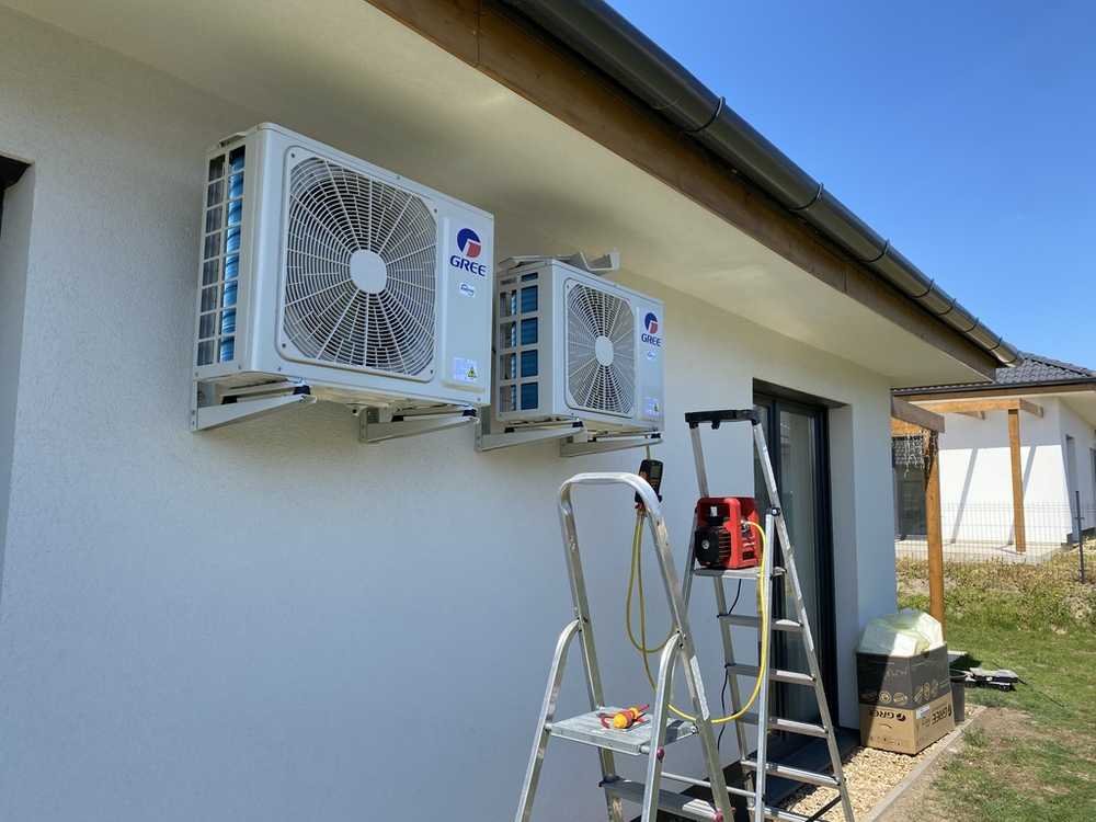 Családi ház klímaszerelés